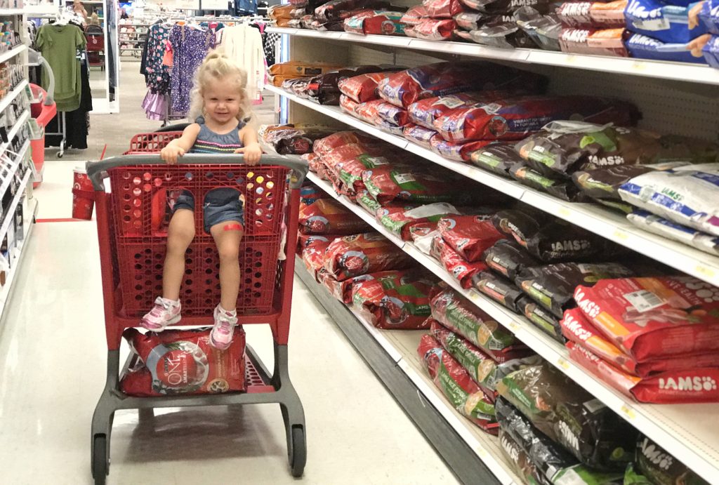 Giggles and Wiggles Shopping at Target