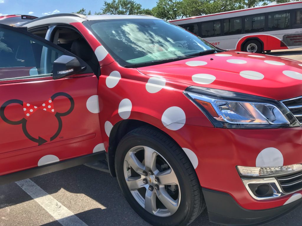 Lyft Minnie Van Transportation at Walt Disney World