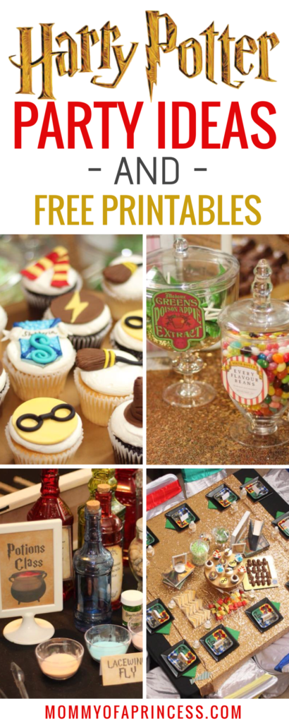 Girly Harry Potter Birthday Party Ideas + Free Printables