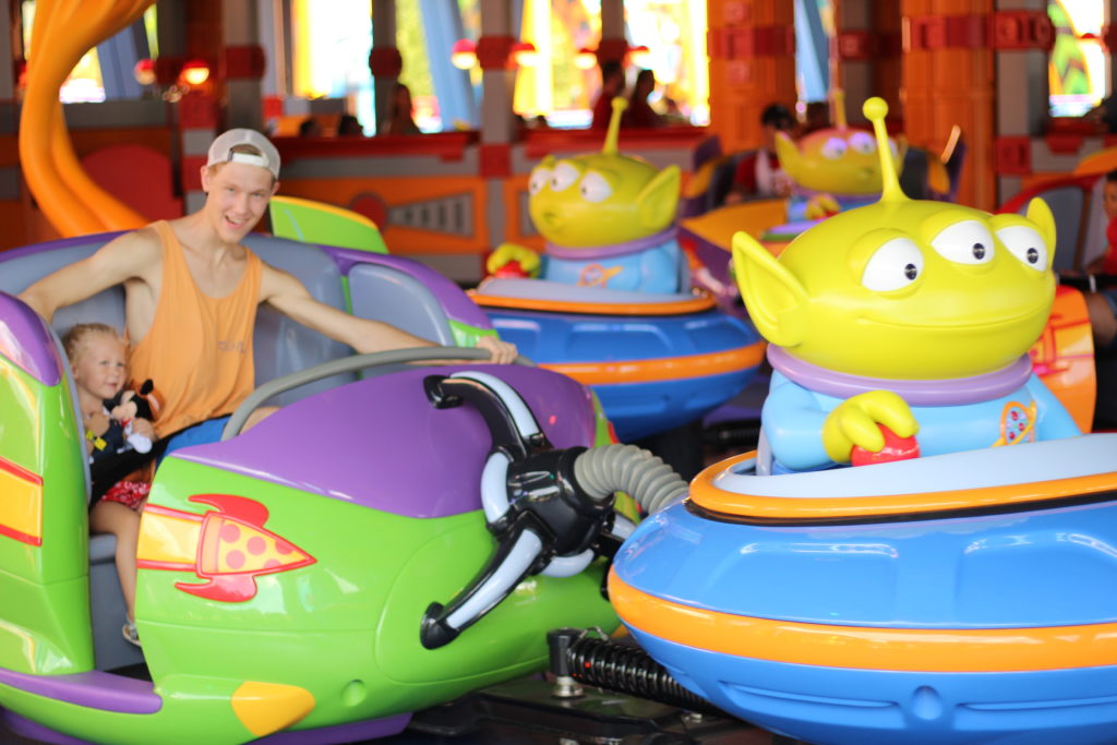Alien Swirling Saucers at Toy Story Disney World