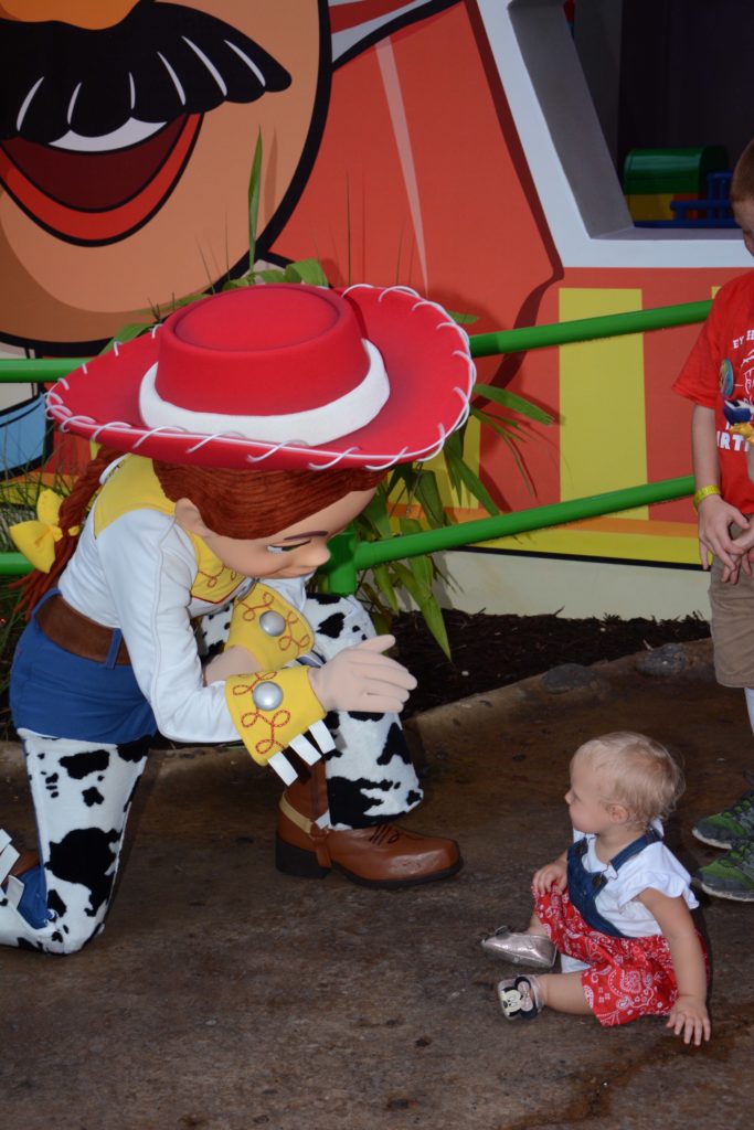 Toy Story Land Meeting Jessie