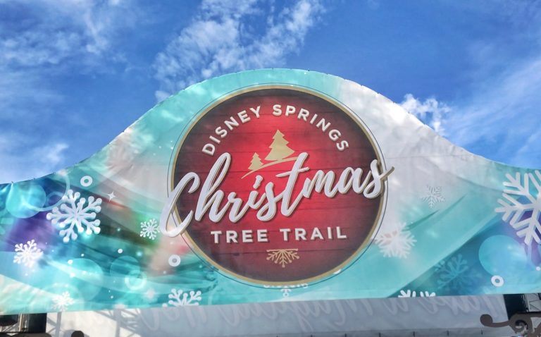 Disney Christmas Tree Trail at Disney Springs