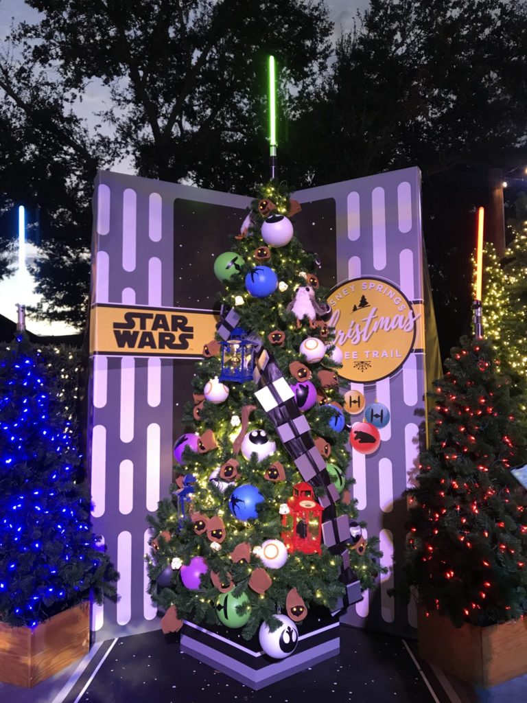 Star Wars Disney Christmas Tree Trail at Disney Springs