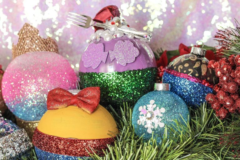 DIY Disney Princess Ornaments for Christmas