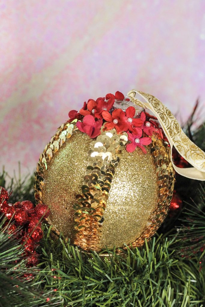 DIY Belle Beauty and the Beas t Christmas Ornament