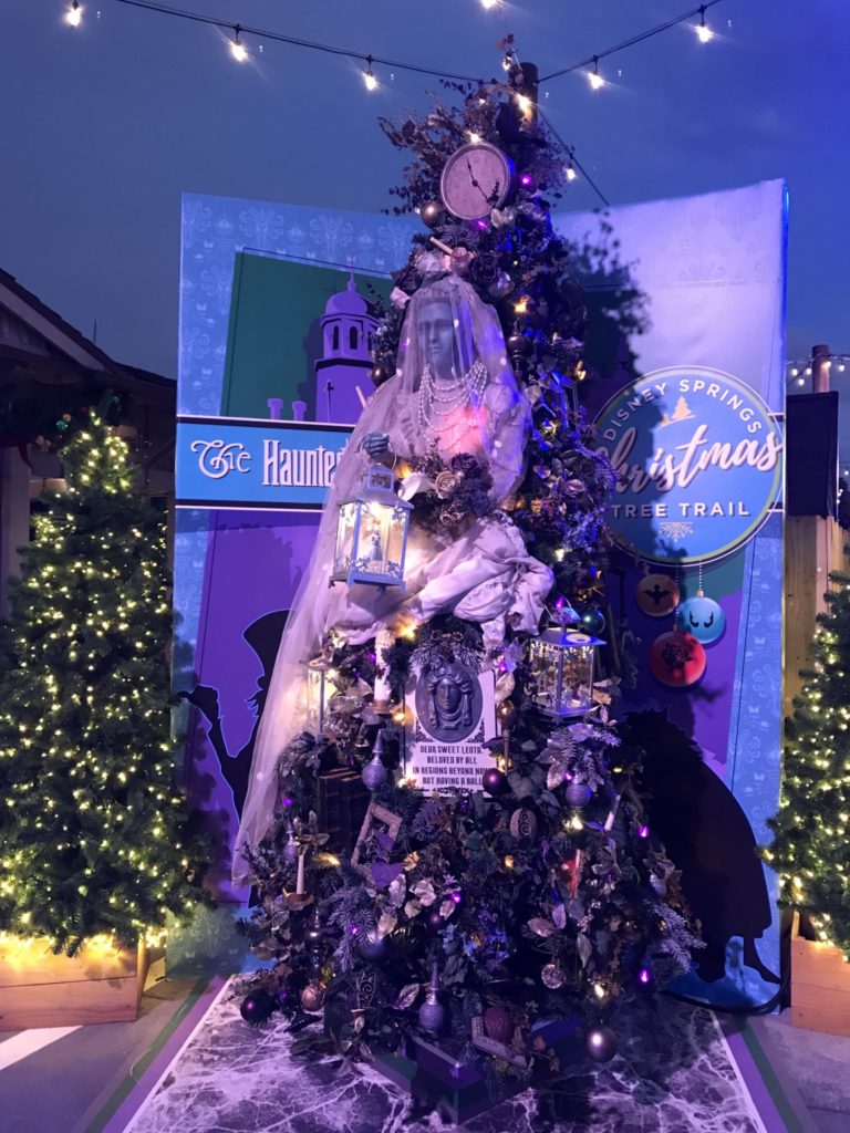 Haunted MansionDisney Christmas Tree Trail at Disney Springs