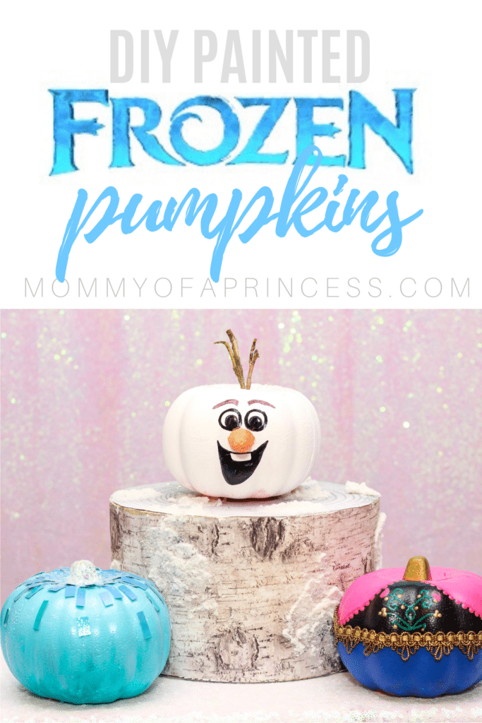 How to Disney Frozen Pumpkin Painting