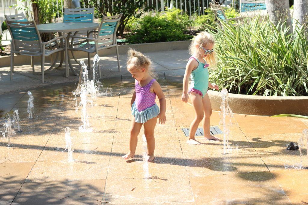 Lazy River Courtyard at Cabana Bay Beach Resort