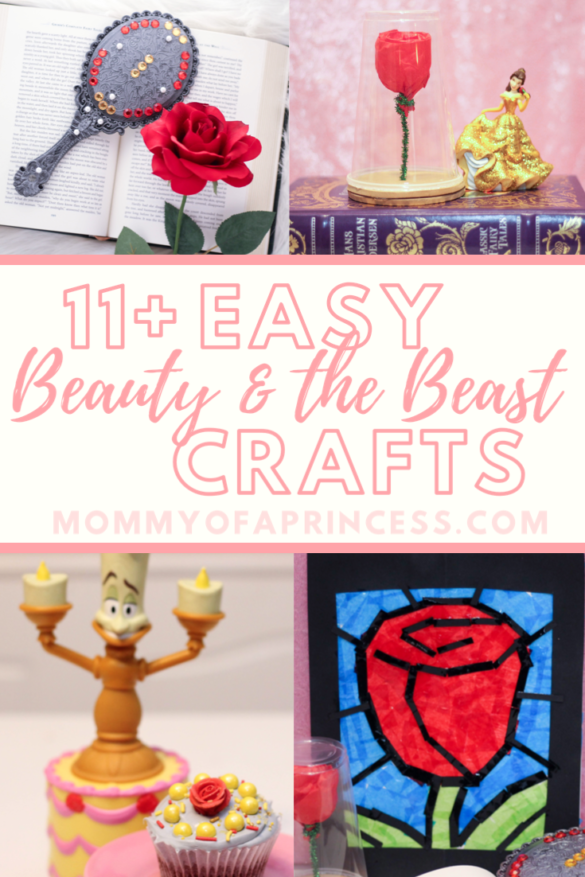 11+ Easy Beauty and the Beast Crafts (Disney Activities at Home)