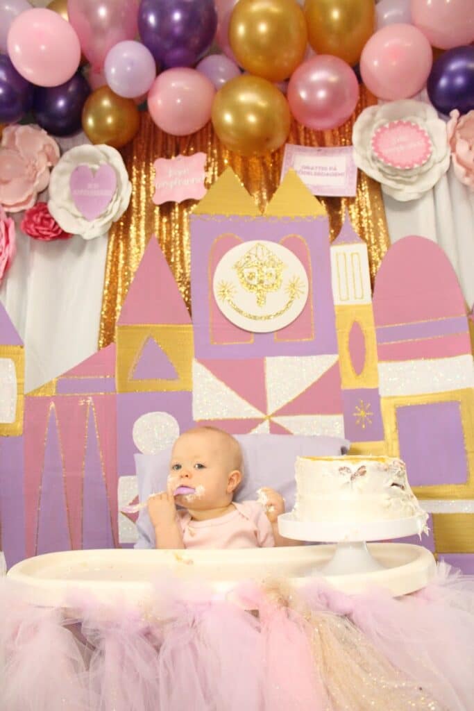 First Birthday Ideas It's a Small World themed party