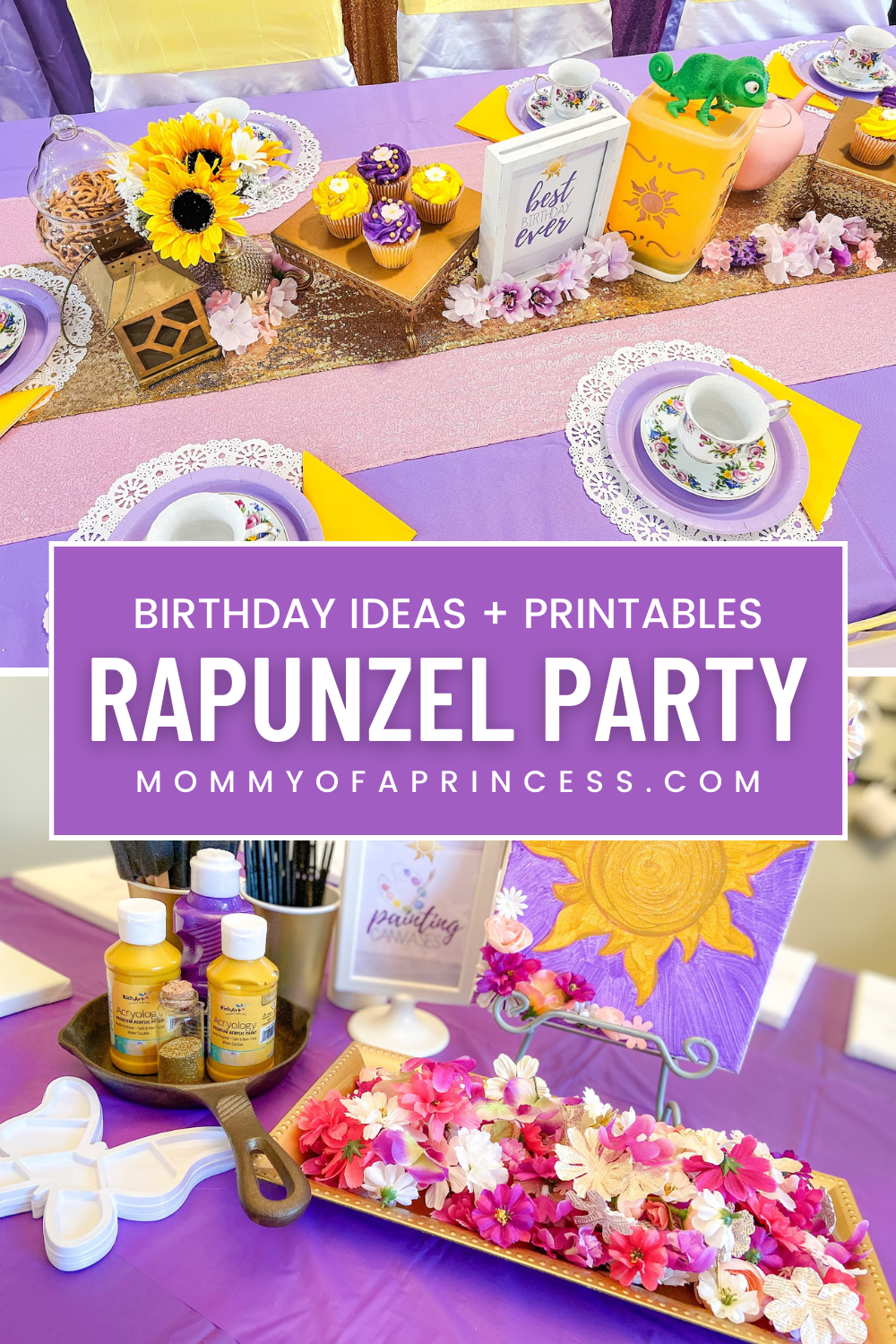 rapunzel themed birthday party ideas