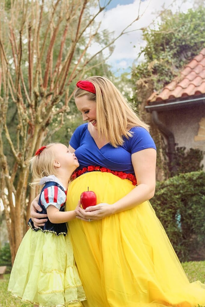 Snow White Disney princess maternity shoot ideas