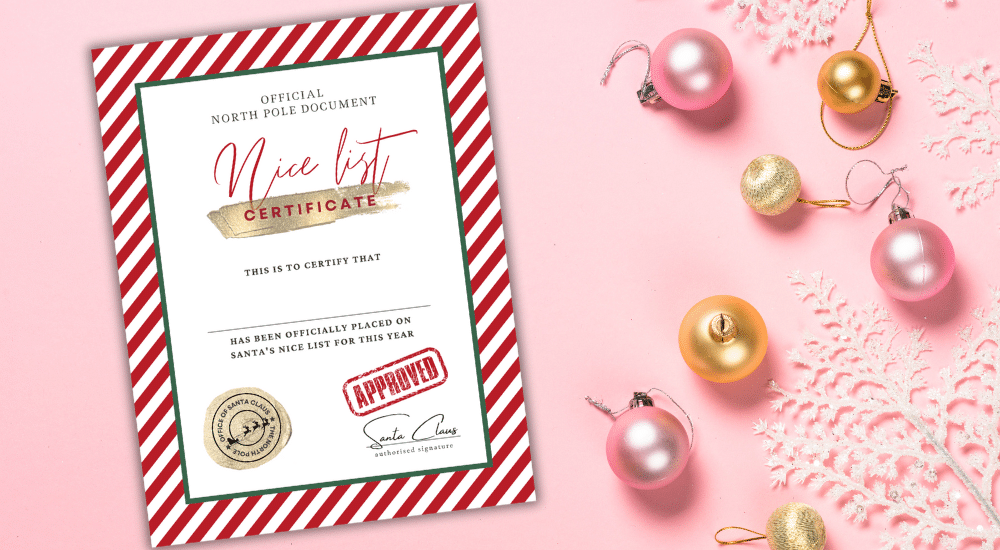 Printable Christmas Wish List Template - The Printables Fairy