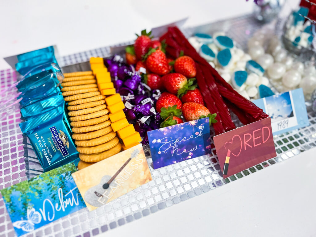 Taylor Swift Birthday Party Eras Snack Board