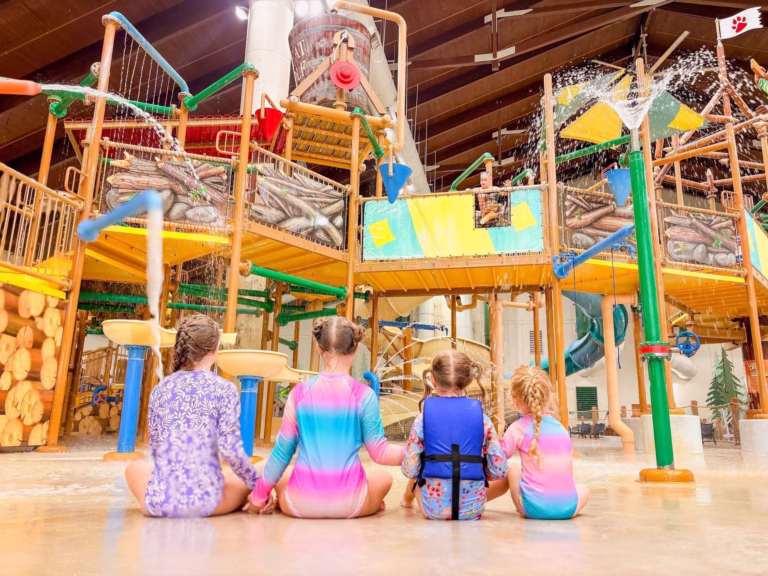 The indoor water park is great for kids of all ages at Great Wolf Lodge.