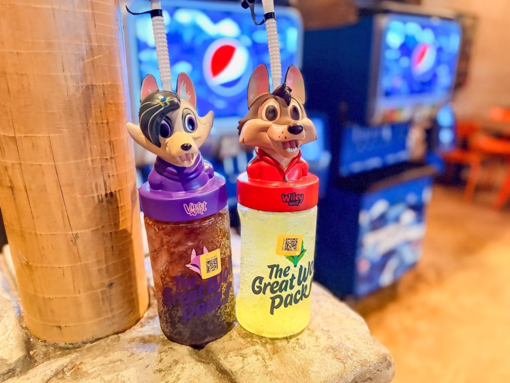 Refillable drinks from Great Wolf Lodge